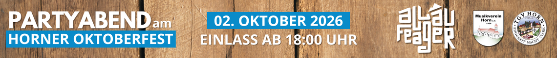 Oktoberfestparty mit den Allgäu Feager